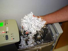 (Photo - paper shredder)