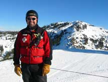Sean Brennan on the slopes
