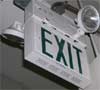 (Photo - exit sign)