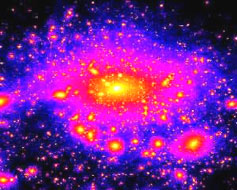 (Photo - Dark Matter Galaxy Simulation)