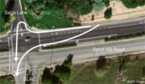 (Photo - aerial of Sand Hill Road)