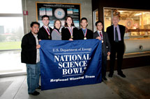 (Photo - Science Bowl winners)