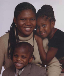 (Photo - Peace Esonwune and her children)