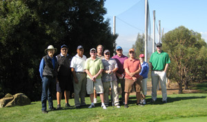 (Photo - the SLAC team, 2009 DOE Golf Challenge)