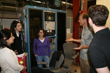(Photo - House Science Committee members tour SSRL)