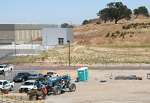 (Photo - LCLS office building construction zone)