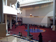 (Photo - APS 2010 convention hall lobby)