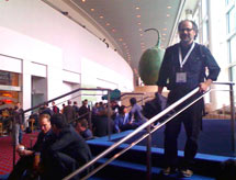 (Photo - Tom Devereaux at the APS 2010 meeting)