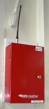 (Photo - new radio fire alarm box)
