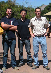 (Photo - James Analytis, Jiun-Haw Chu and Ian Fisher at Stanford )