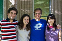 (Photo - SLAC INFN exchange students 2010)