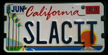 (Photo - license plate 'SLACIT')