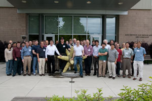 (Photo - SciDAC attendees at SLAC, May 2010)