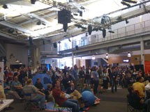 (Photo - SciFoo attendees gathered at Google headquarters)