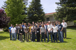 (Photo - SRXAS 2010 attendees at SLAC)