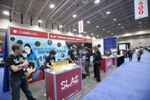 (Photo - SLAC booth at AAAS)