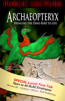 (Poster - lunchtime lecture - Archaeopteryx)