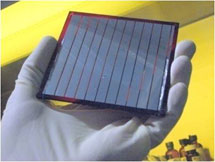 (Photo - organic solar cell)