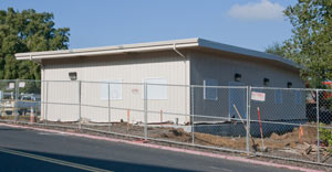 (Photo - the new SLAC Security building)